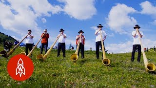 Battle of the Alpine Horns [upl. by Hilarius]