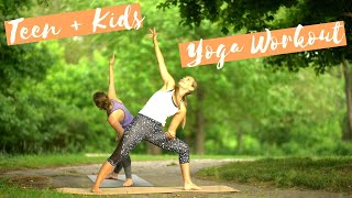 Yoga for Teens amp PreTeen Kids  Blissasana Flow [upl. by Kilk]