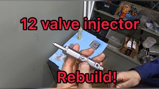 How to rebuild 12 valve Cummins injectors [upl. by Siraval]