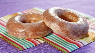 Healthier Oven Baked Doughnuts  Glazed Donuts [upl. by Artemis]