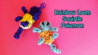 Rainbow Loom Squirtle a Pokemon Tutorial [upl. by Faruq]