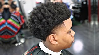 FULL LENGTH FRESHEST HIGH TAPER  HAIRCUT TUTORIAL SPONGE CURL [upl. by Ambrosio]