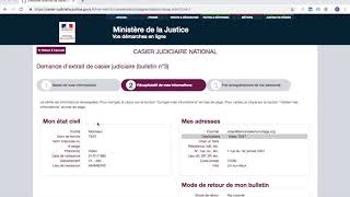 Comment obtenir un extrait de casier judiciaire [upl. by Euqinu]