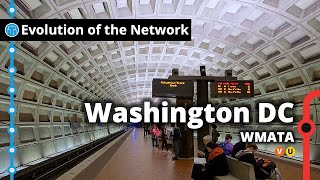 Washington DCs Metro Network Evolution [upl. by Melquist940]