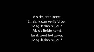 Jeroen van der Boom  Mag ik dan bij jou LYRICS [upl. by Sirc425]