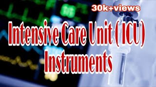 Intensive Care Unit  ICU  Instruments  MisMedicine [upl. by Anir]