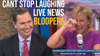 News Reporters Cant Stop Laughing Bloopers [upl. by Ycniuqed]