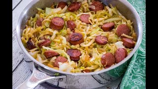 Cabbage and Kielbasa Skillet [upl. by Sylram]