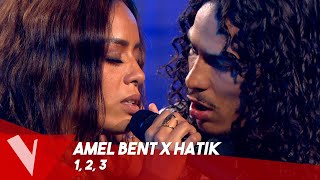 Amel Bent x Hatik – 1 2 3  Lives  The Voice Belgique Saison 9 [upl. by Edmunda]