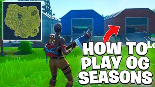 How To Play OG Fortnite In 2023 Old Seasons Fortnite [upl. by Gorski751]