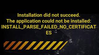 Install Parse Failed No Certificates In Android Studio [upl. by Suilienroc]