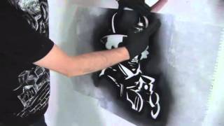 How To Create A Graffiti Stencil [upl. by Aisan]