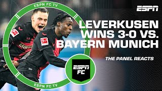 Bayer Leverkusen makes a statement vs Bayern Munich REACTION  ESPN FC [upl. by Atauqal738]