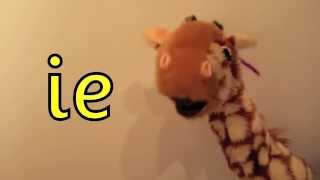 Geraldine the Giraffe learns ie in piece [upl. by Con]