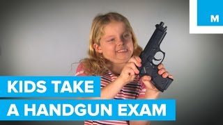 Can 3 Kids Pass a Handgun Licensing Exam  Mashable [upl. by Kcid404]