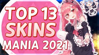 2021 TOP 13 Osu Mania Skin Compilation [upl. by Nary790]