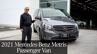 2021 MercedesBenz Metris Passenger Van Review  Walkaround [upl. by Perl]