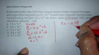 Tutorial Induksi Magnetik  Menghitung GGL Induksi [upl. by Anhej]