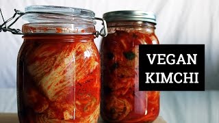 HOW TO MAKE VEGAN KIMCHI  Marys Test Kitchen [upl. by Esbensen]