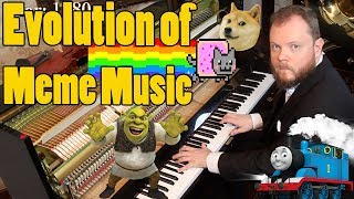 Evolution of Meme Music 1500 AD  2018 [upl. by Arebma]