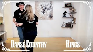 Danse Country  Rings  Danse partenaire  Partner Dance [upl. by Revilo56]