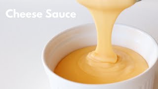 EASY HOMEMADE CHEESE SAUCE RECIPE  NACHO CHEESE SAUCE RECIPE [upl. by Ladiv285]