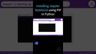 Install Jupyter Notebook using PIP in Python [upl. by Theran]