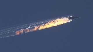 New video shows Russian plane crashing after shot down [upl. by Ginnifer]