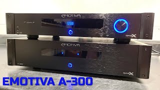 Emotiva BasX A300 Stereo Power Amplifier The Most Power amp Fidelity For The Money [upl. by Namsu113]