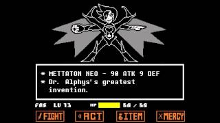 Undertale  Mettaton NEO Boss Fight [upl. by Eerual]