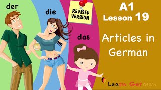 A1  Lesson 19  Articles in German  Bestimmte Artikel im Nominativ  Learn German [upl. by Toth]