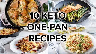 10 Keto OnePan Recipes with Easy Cleanup [upl. by Retrac160]