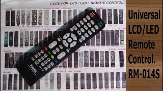 Universal LCDLED Remote ControlRM014SPro Hack [upl. by Poppo]