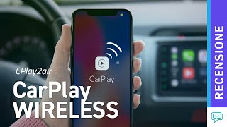 Recensione CPLAY2air collegare liPhone a CarPlay wireless con qualsiasi auto [upl. by Yerfdog867]