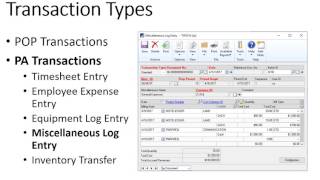 MS Dynamics GP Project Accounting Overview [upl. by Aiet]