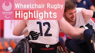 Wheelchair Rugby Overall Highlights  Paralympic Games [upl. by Drahsir]