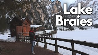 Pragser WildseeLago di Braies The Most Beautiful Lake in Italy [upl. by Coleen]