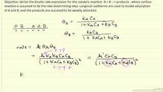 Introduction to LangmuirHinshelwood Mechanism [upl. by Yedorb]