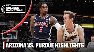 Arizona Wildcats vs Purdue Boilermakers  Full Game Highlights [upl. by Manlove]