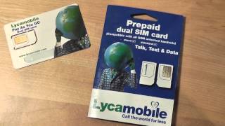 REVIEW Lycamobile Prepaid Plan Pay As You Go [upl. by Amara]