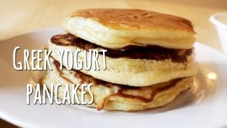 Greek Yogurt Pancakes Recipe and Tips [upl. by Eiraminot548]