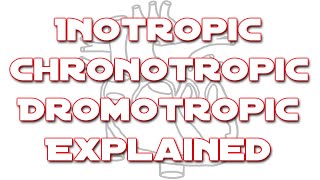 Inotropic Chronotropic And Dromotropic Explained  Something In About 5 Minutes  Medic Materials [upl. by Dion]