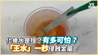 化骨水是啥？有多可怕？「王水」一秒侵蝕金屬！《VS MEDIA》 [upl. by Mccowyn]