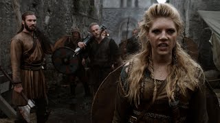 Vikings  Ragnar raids a small Village amp Church  Lagertha kills Knut 1x4 Full HD [upl. by Rocher]