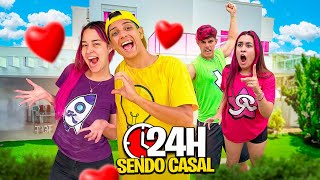 VIRAMOS UM CASAL POR 24 HORAS Deu briga [upl. by Dey197]