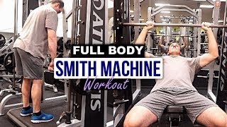 EFFECTIVE FULL BODY SMITH MACHINE WORKOUT [upl. by Orecul]