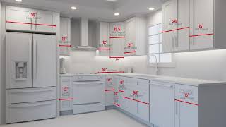 Nelson Cabinetry Simple steps on how to measure L Shaped Kitchen  Cabinets [upl. by Maroj582]