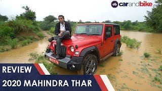 Mahindra Thar 2020  Review  carandbike [upl. by Harv]