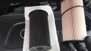 20 TDI Kraftstofffilter wechseln  VW  AUDI  SEAT  Skoda [upl. by Asiluj]