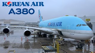 🇺🇸 Los Angeles LAX to Seoul ICN 🇰🇷 Korean Air Airbus A380  FULL FLIGHT REPORT Polar route [upl. by Gnouh]